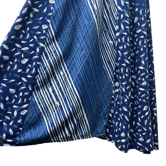 Maxi Dress Womens XS/S Smocked Lightweight Party Event Beachy Coastal Nautical - Picture 13 of 16